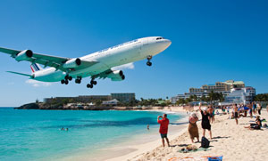 Plane at beach - remarkable view